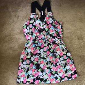 Floral Dress Cross Back - Size L